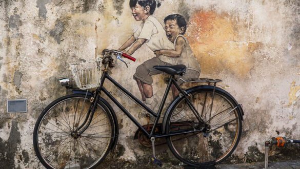 Little Children on Bicycle